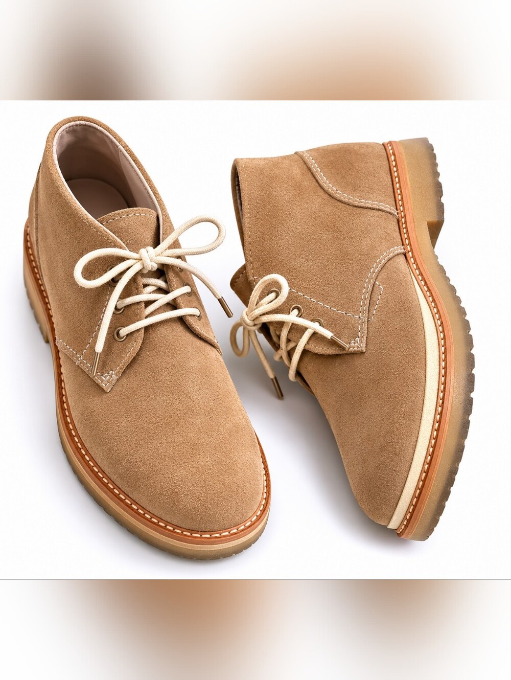 Fossil Men's Suede Chukka Boots in Tan